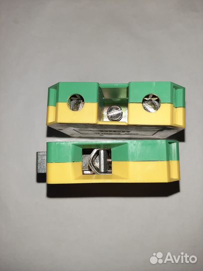 Зажим наборный зни-70 желто-зеленый 70кв.мм