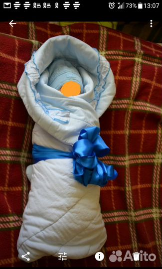 Одеяло конверт на выписку