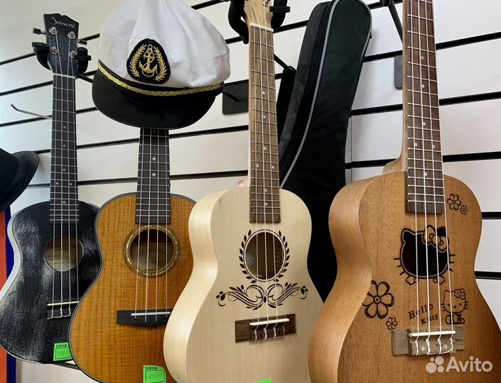 Укулеле сопрано, концерт, тенор