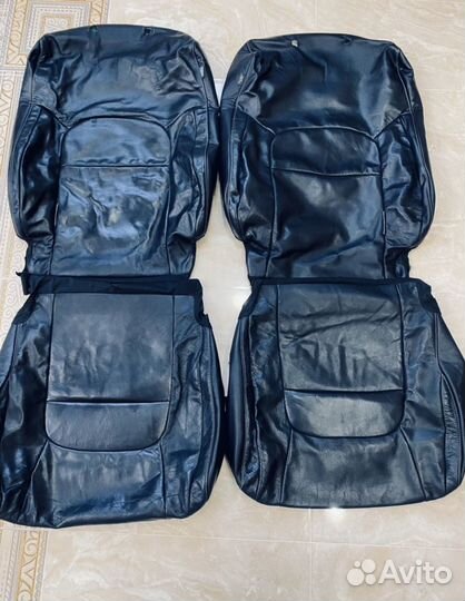 Кожанная обтяжка на пер сиденье Lend Crusser 200