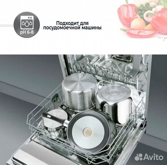 Сковорода нева металл титан II, диаметр 28 см