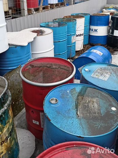 Бочка металлическая бу 200л