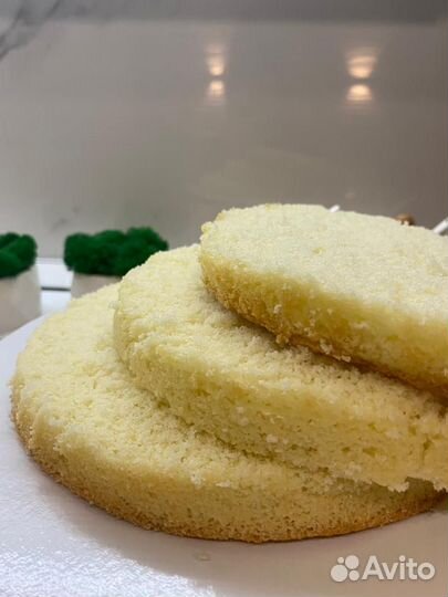 Коржи для торта, бисквит