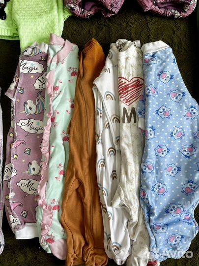 Пакет вещей для девочки 62 - 68