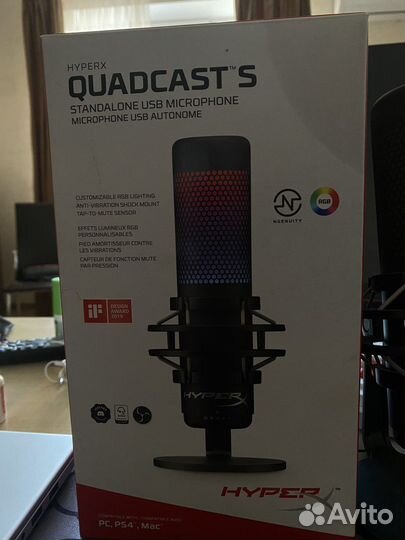 Микрофон hyperx quadcast S