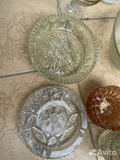 Хрустальная ладья, хрустальная посуда