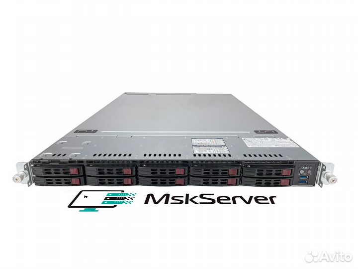 Сервер Supermicro 1029U-TR25M 2xGold 6248 512Gb