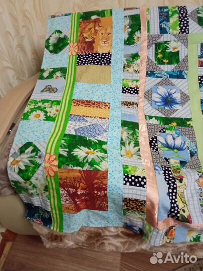 Покрывало в стиле пэчворк