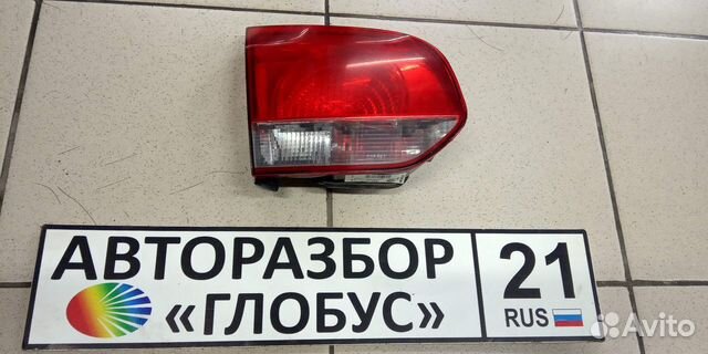 Фонарь внутренний левый VolksWagen Golf 6