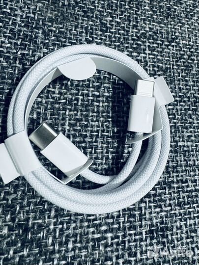 Кабель Плетёный Apple USB-C - USB-C оригинал (1м)