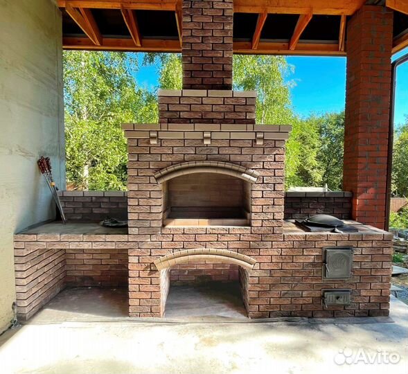 Мангал из кирпича