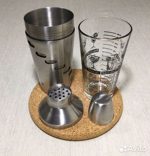 Шейкер Для Коктейля Royal и Мерный Стакан