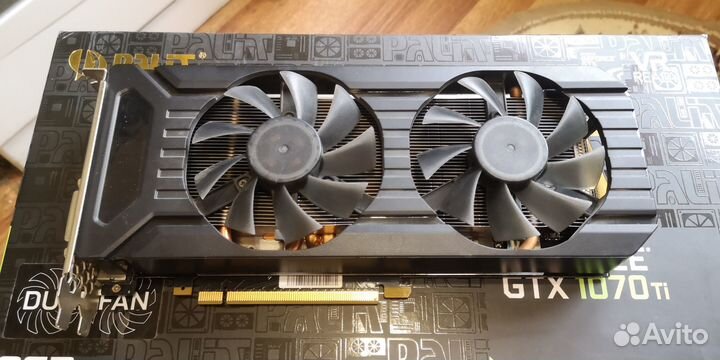 Игровая видеокарта Palit GTX 1070Ti на 8 гигов
