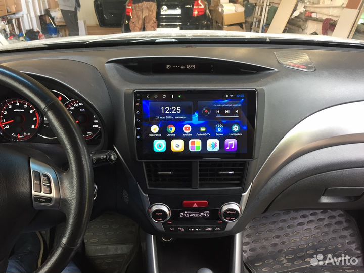 Android магнитола Forester 2008 - 2012, есть Teyes