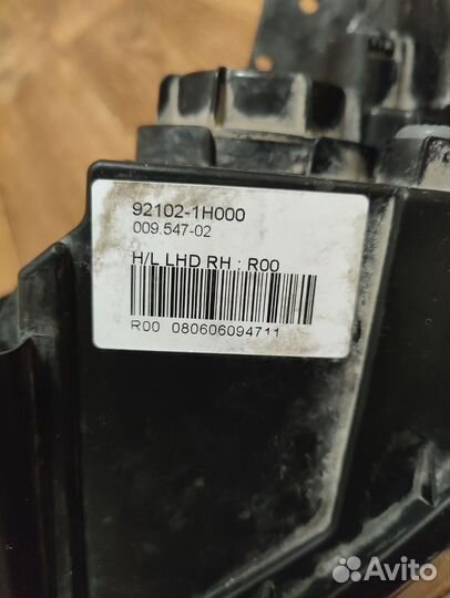 Фара правая kia ceed ed дорестайлинг