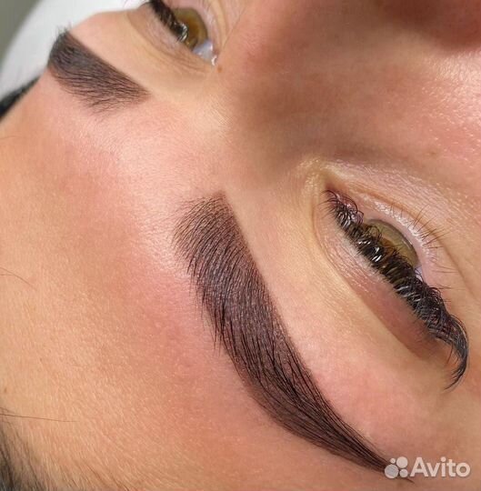 Перманентный макияж бровей губ и век татуаж