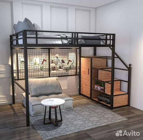 Кровать чердак