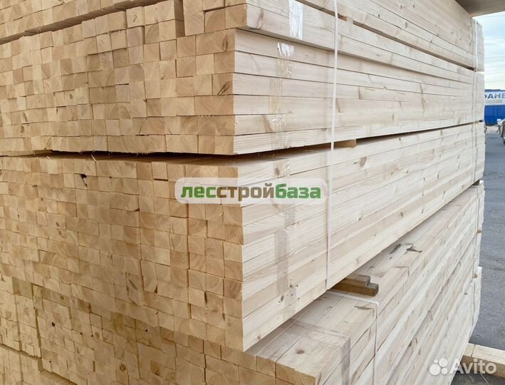 Брусок сухой строганный