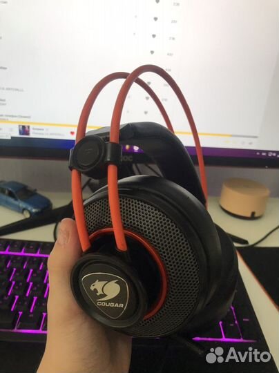 Игровые наушники cougar