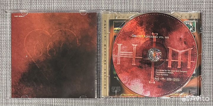 HIM - Greatest Lovesongs Vol. 666 CD Rus