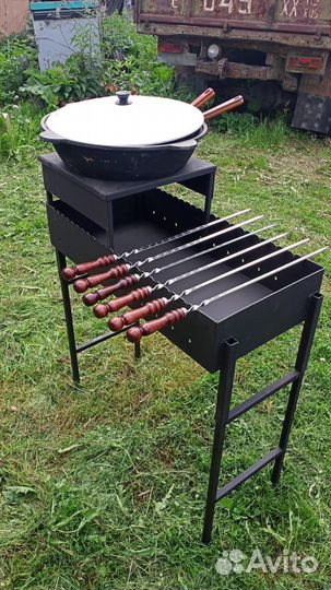 Мангал с подказанником