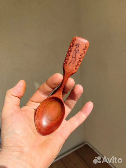 Деревянная ложка ручной работы из Моабэ