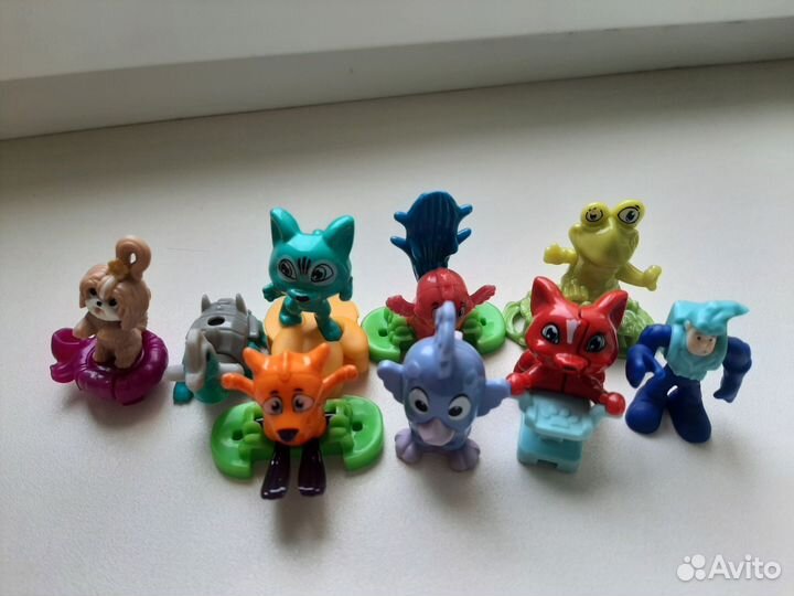 Игрушки из киндера пакетом 50+шт