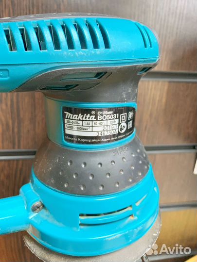 Шлифовальная машина эксцентриковая makita BO5031