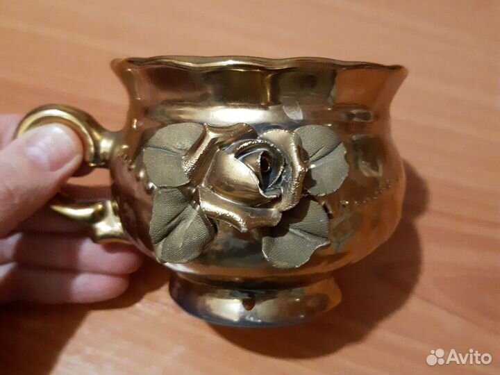 Чайный сервиз СССР золо ая роза