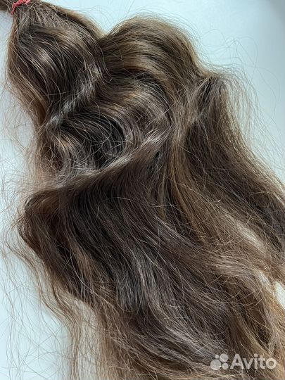 Волосы натуральные срез 50 см