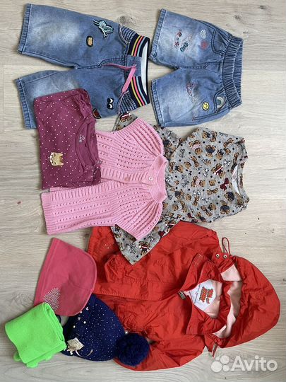 Вещи пакетом на девочку 86, 92