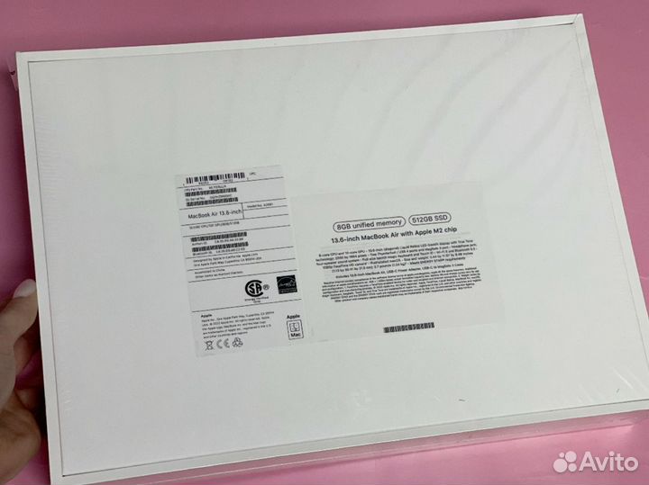 MacBook Air 13 (2022), 512 ГБ, M2 (8 ядер), RAM 8 ГБ, GPU 8-core