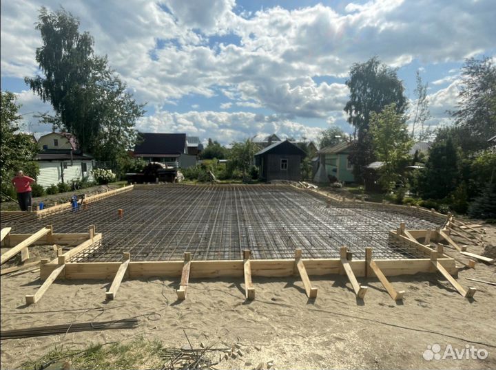 Бетонные работы. Фундамент под ключ