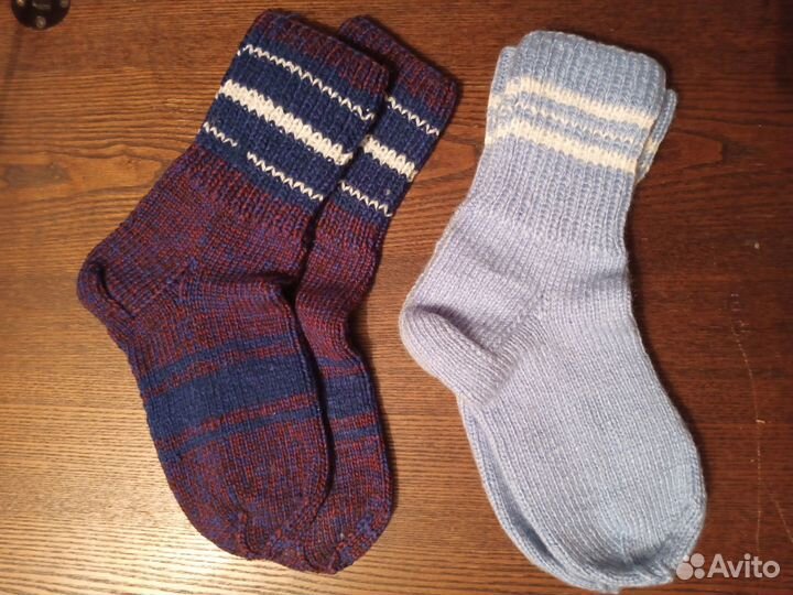 Носки вязаные, шерсть