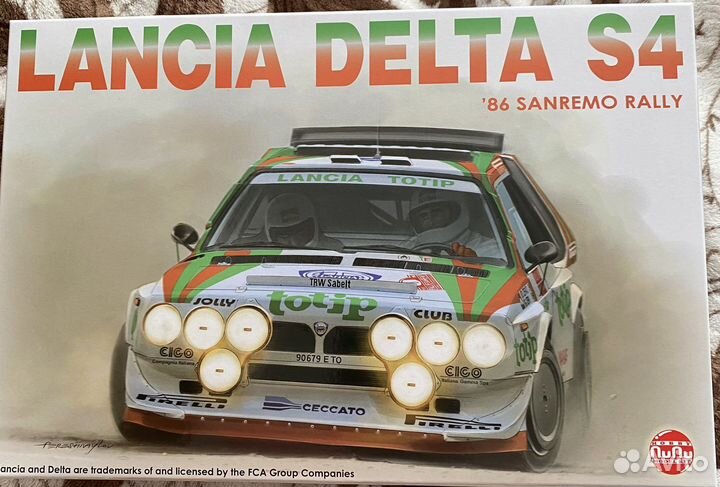 Сборная модель Lancia Delta S4 1/24 от Nunu