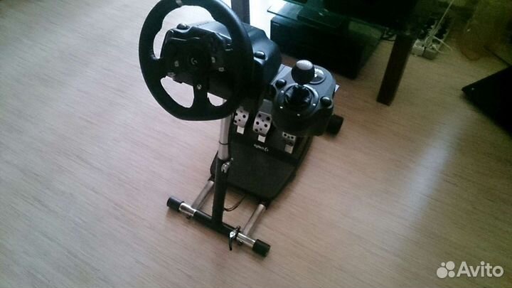 Руль Logitech G920 со стойкой Weel stand pro и кпп