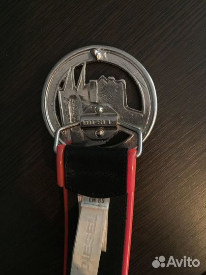 Ремень кожаный diesel р.80 см. на талию и др