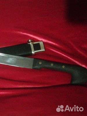 Кавказский кинжал бебут с кованым клинком