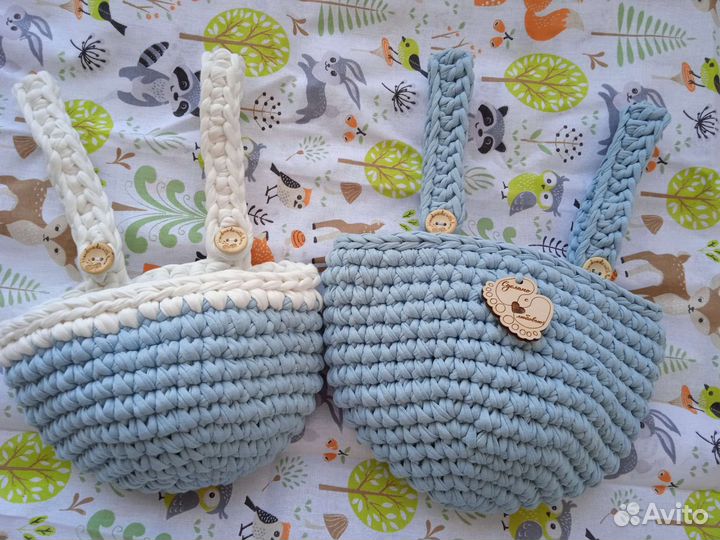 Подвесная корзинка (кармашек) на кроватку