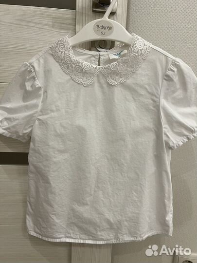 Блузки на девочку 128