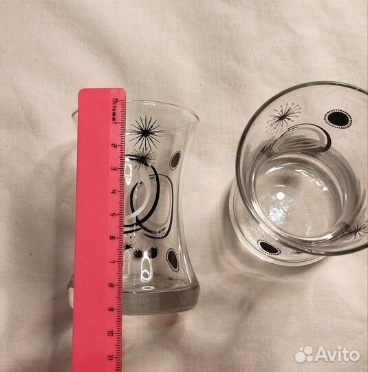 Набор стеклянных стаканов 6 шт