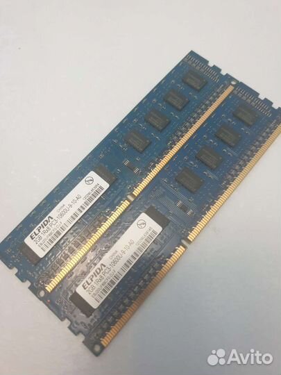 Оперативная память ddr3 pc3-10600u 4Gb