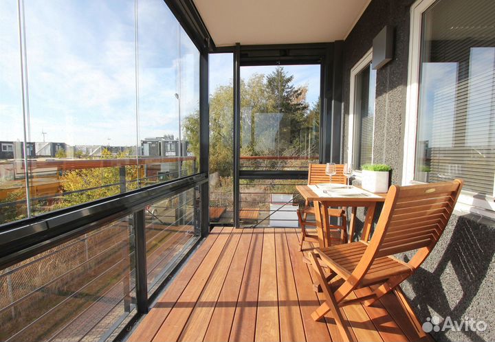 Балкон Французское Остекление