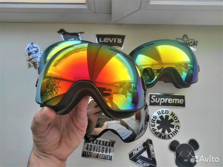 Маска горнолыжная очки для сноуборда