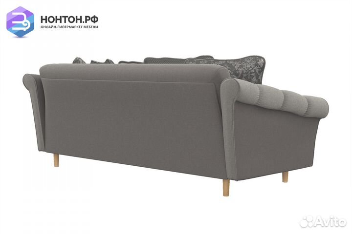 Диван книжка Ника светло-серый