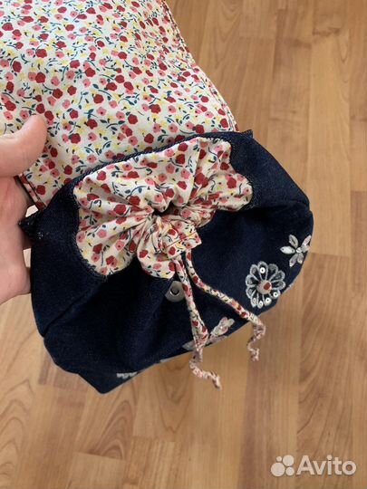 Джинсовый рюкзачек для девочки