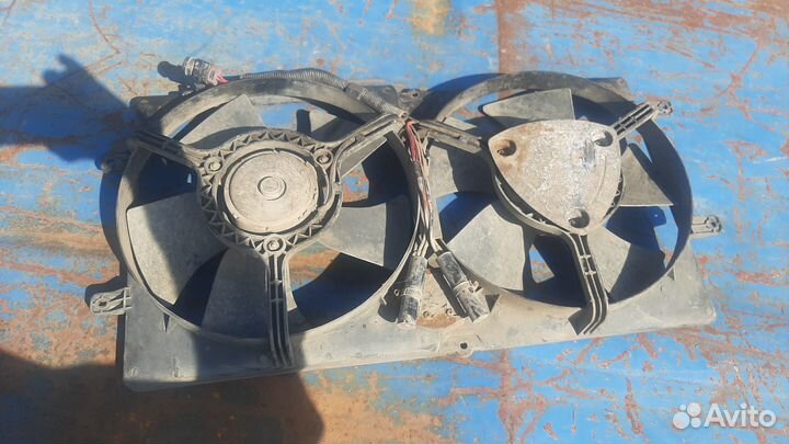 Диффузор с вентиляторами в сборе на Чери Амулет