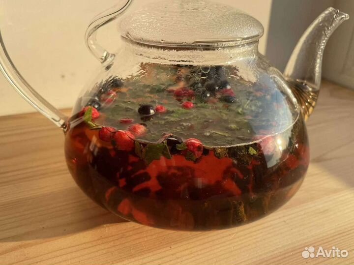 Иван-чай со смородиной 500грамм, ягоды, вкусный