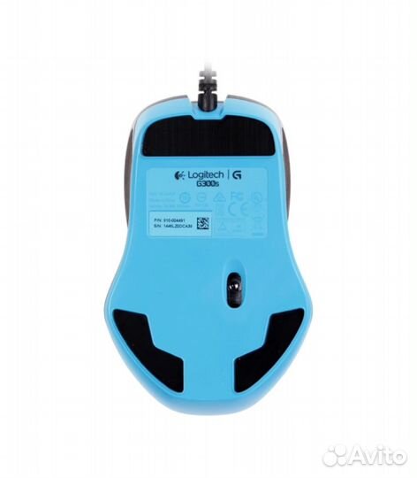 Игровая проводная мышь Logitech G300s, черный