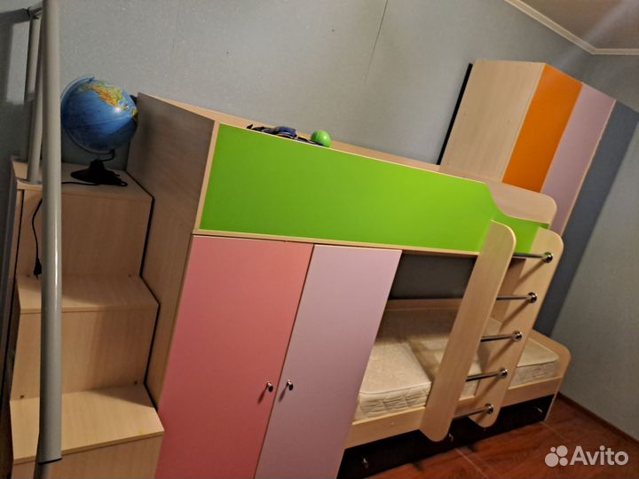 Двухъярусная кровать для детей